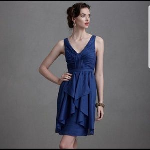 Blue Anthro cocktail dress